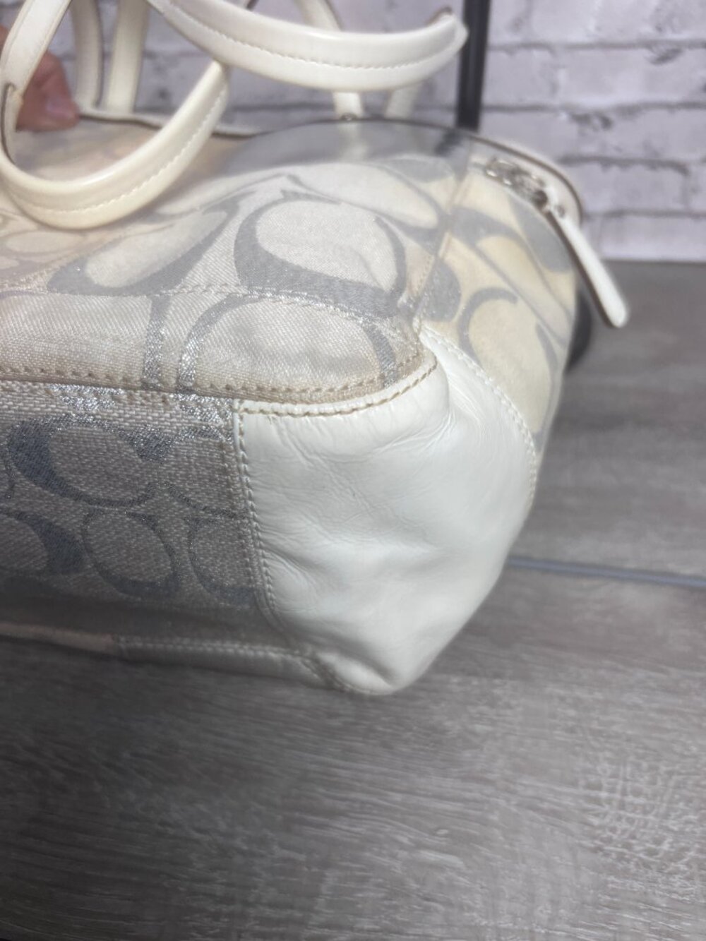 Vintage Y2K COACH Poppy Signature Patchwork Tote Bag 13498 - Picture 3 of 7